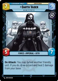 Darth Vader, No One To Stop Us