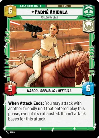 Padmé Amidala, Follow My Lead