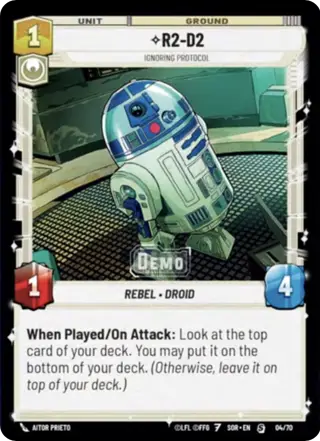 R2-D2, Ignoring Protocol