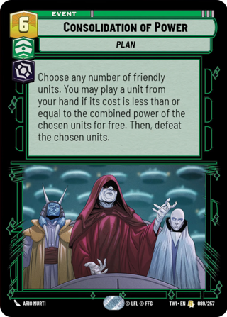 Consolidation Of Power