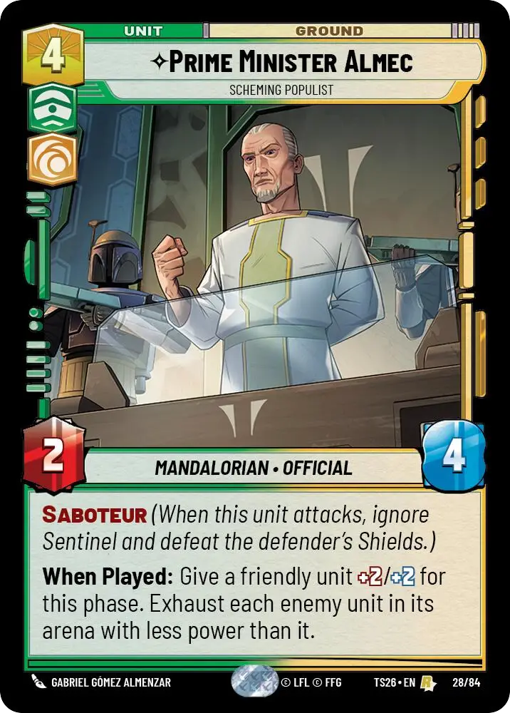 Prime Minister Almec, Scheming Populist