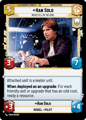 Han Solo, Never Tell Me The Odds