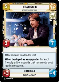 Han Solo, Never Tell Me The Odds