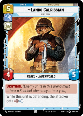 Lando Calrissian, Eyes Open