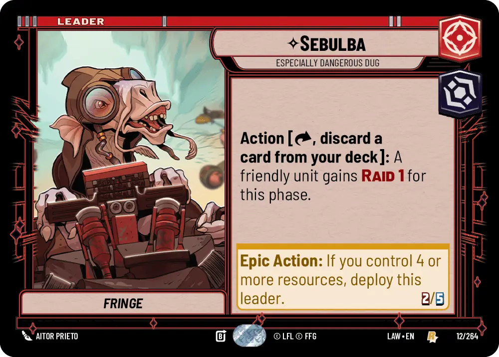 Sebulba, Especially dangerous dug