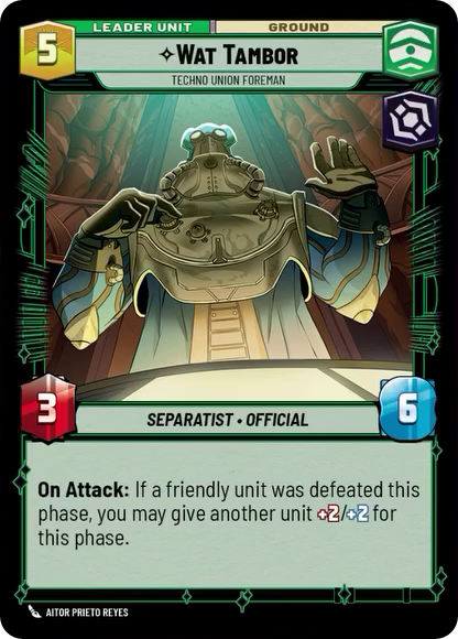 Wat Tambor, Techno Union Foreman