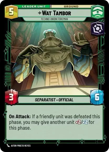 Wat Tambor, Techno Union Foreman