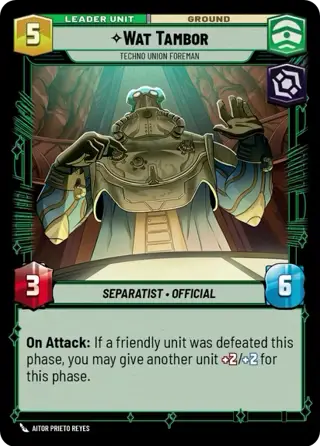 Wat Tambor, Techno Union Foreman