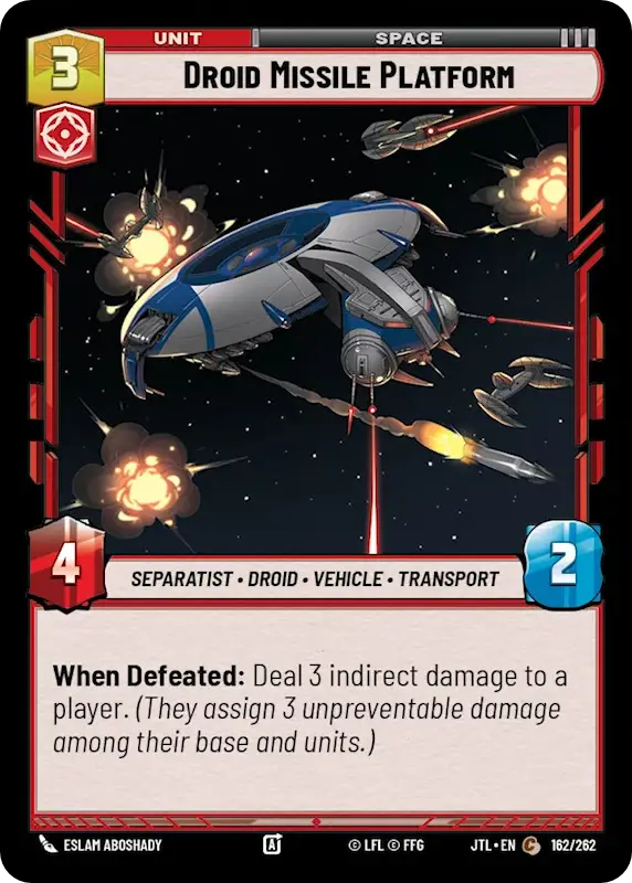 Droid Missile Platform