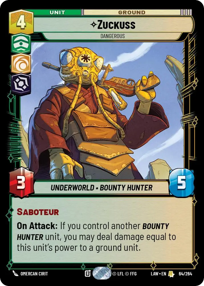 Zuckuss, Dangerous