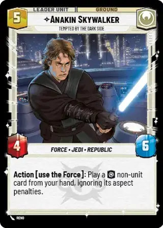 Anakin Skywalker, Tempted by the Dark Side