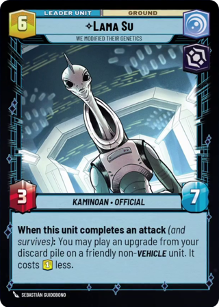 Lama Su, We Modified Their Genetics Unit