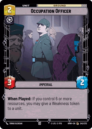 Occupation Officer