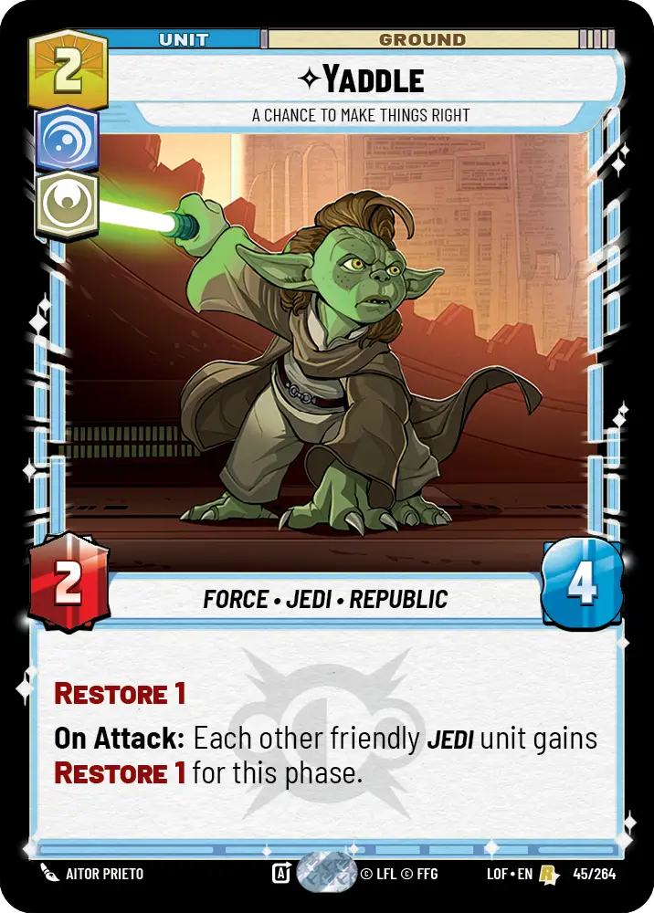 Yaddle, A chance to make things right