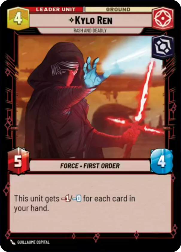 Kylo Ren, Rash and Deadly