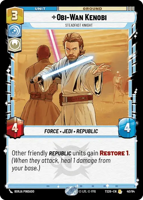 Obi-Wan Kenobi, Steadfast Knight