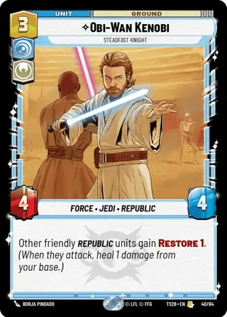 Obi-Wan Kenobi, Steadfast Knight