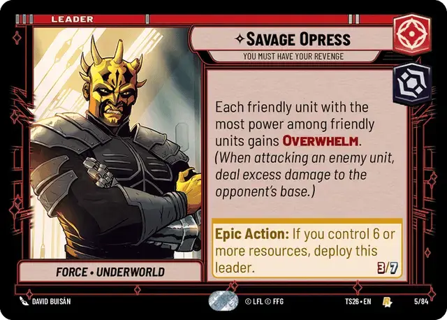 Savage Opress, You Must Have Your Revenge