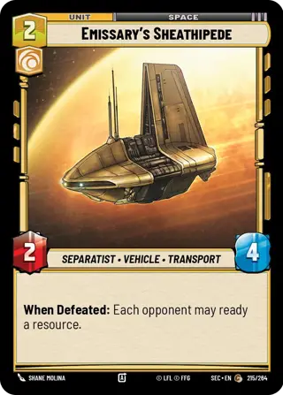 Emissary's Sheathipede