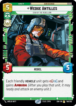 Wedge Antilles, Star Of The Rebellion