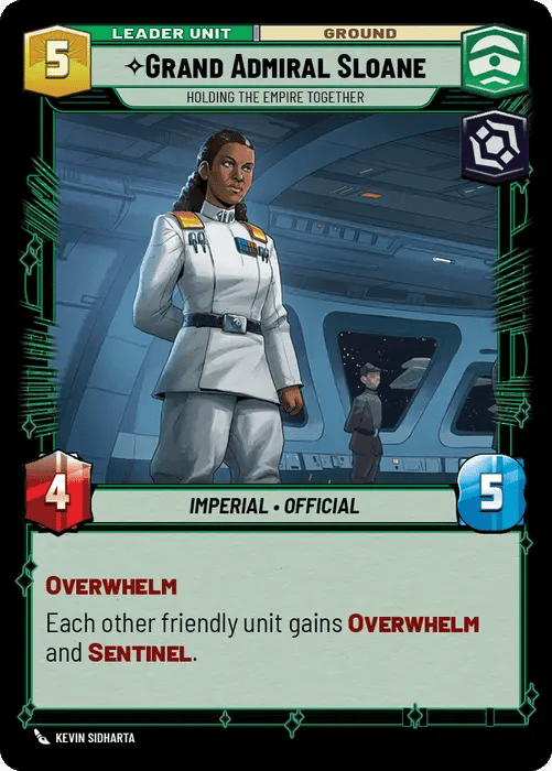Grand Admiral Sloane, Holding The Empire Together