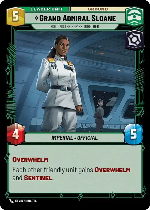 Grand Admiral Sloane, Holding The Empire Together