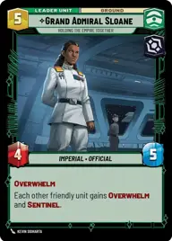 Grand Admiral Sloane, Holding The Empire Together