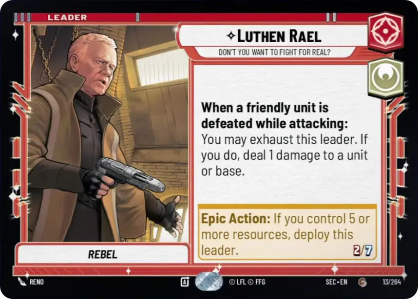 Luthen Rael, Don't you want to fight for real?