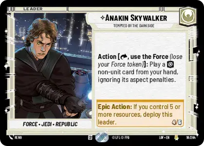 Anakin Skywalker, Tempted by the Dark Side