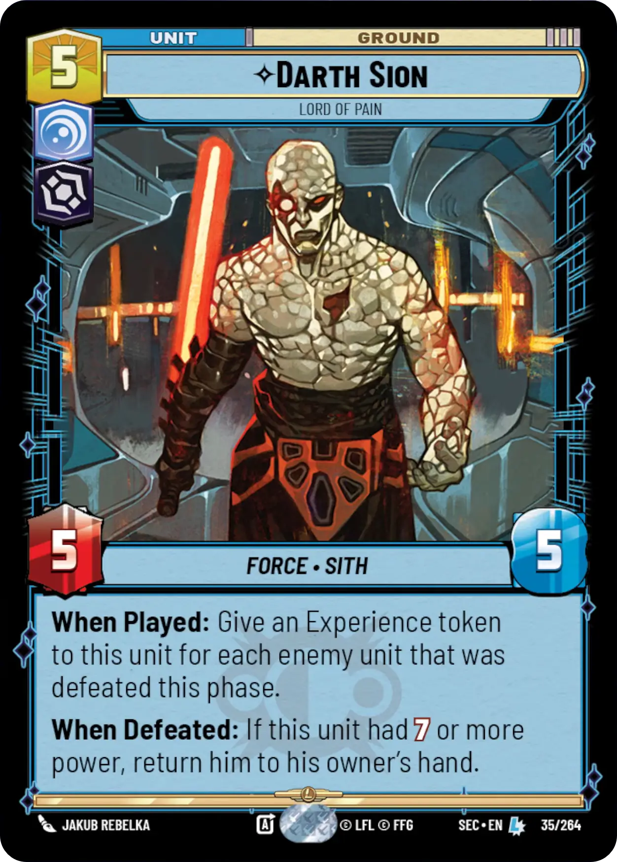Darth Sion, Lord Of Pain