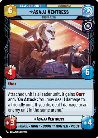 Asajj Ventress, I Work Alone Unit