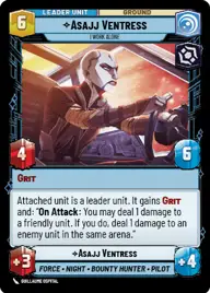 Asajj Ventress, I Work Alone