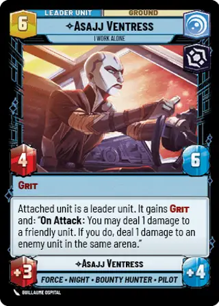 Asajj Ventress, I Work Alone