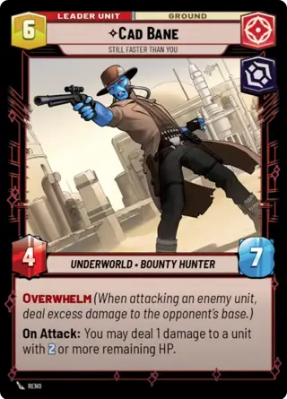 Cad Bane, Still Faster Than You