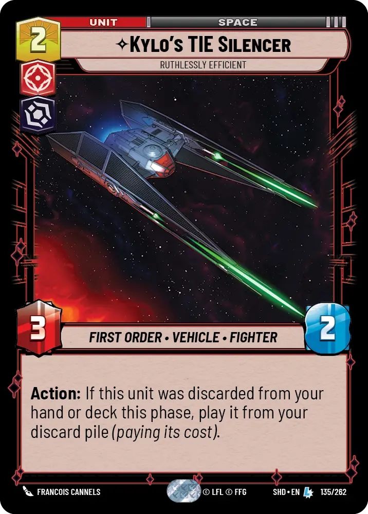 Kylo's TIE Silencer, Ruthlessly Efficient