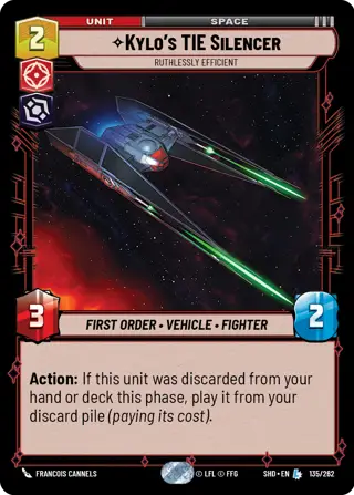 Kylo's TIE Silencer, Ruthlessly Efficient