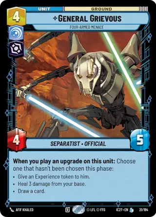 General Grievous, Four-Armed Menace