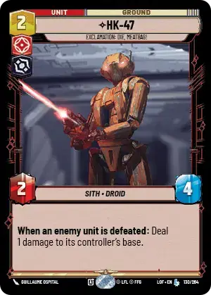 HK-47, Exclamation: Die, Meatbag!