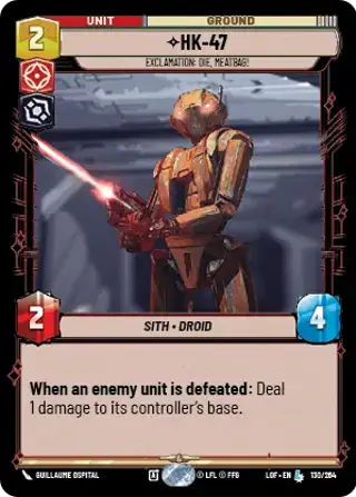 HK-47, Exclamation: Die, Meatbag!