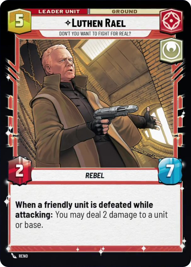 Luthen Rael, Don't you want to fight for real?