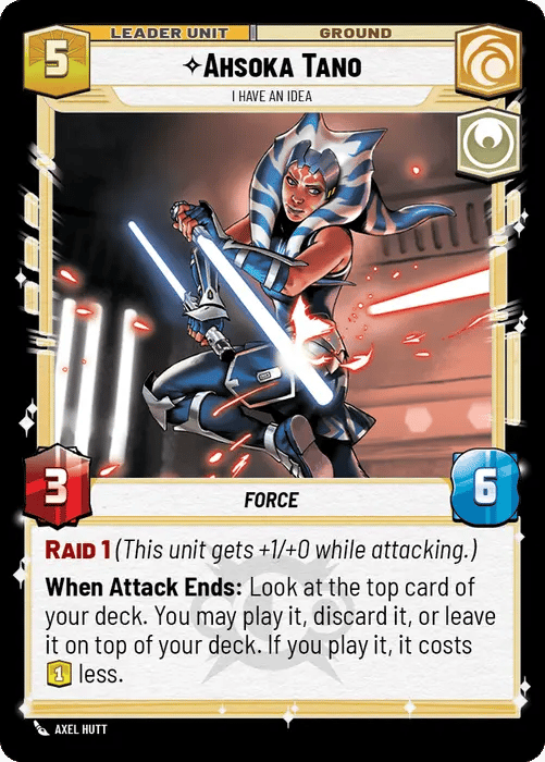 Ahsoka Tano, I have an idea