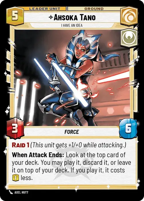 Ahsoka Tano, I have an idea