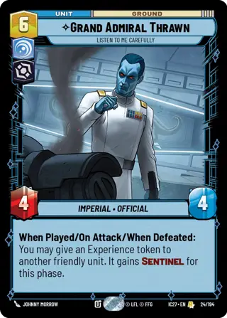 Grand Admiral Thrawn, Listen To Me Carefully