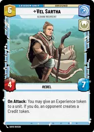 Vel Sartha, Aldhani Insurgent