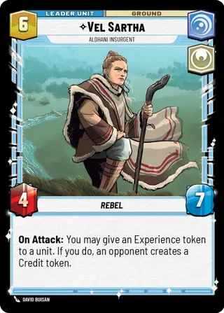 Vel Sartha, Aldhani Insurgent