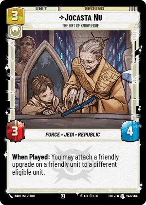 Jocasta Nu, The Gift of Knowledge
