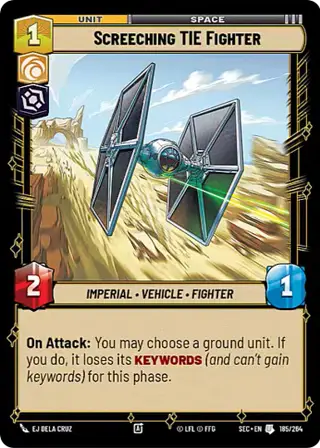 Screeching Tie Fighter