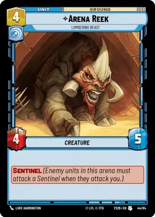 Arena Reek, Lumbering Beast