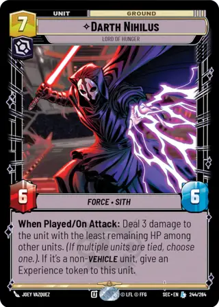 Darth Nihilus, Lord Of Hunger