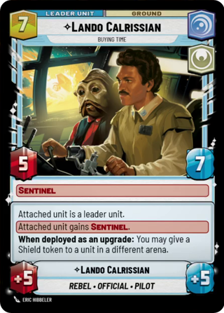Lando Calrissian, Buying Time Unit